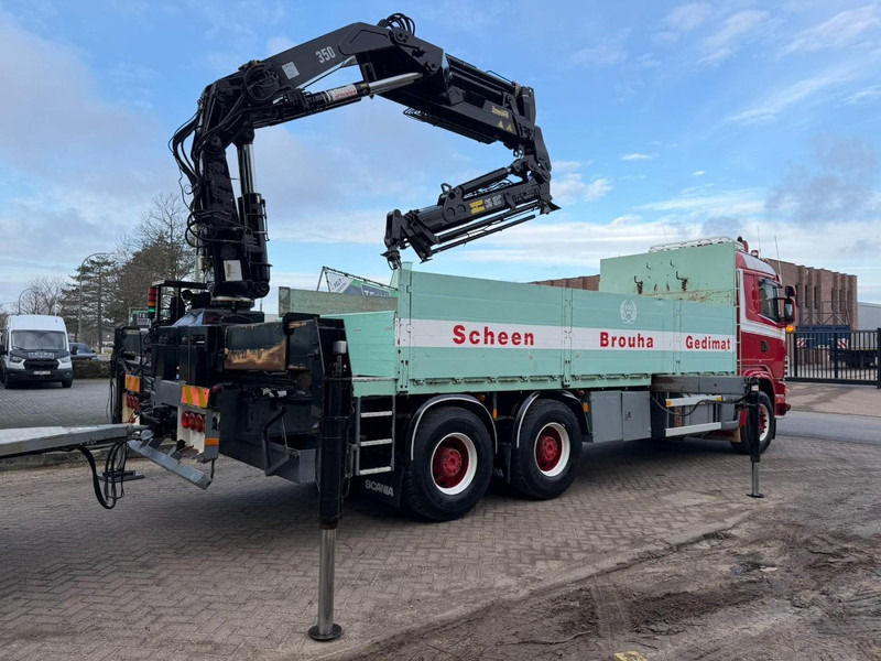 Бордови камион, Камион с кран Scania 164L-480 V8 6x4 BAUSTOFF + KRAN HIAB 350-4 + JIB 90-4 - *TOP ZUSTAND* - ROTATOR - RADIO - RETARDER - BLATT / AP ACHSEN - BELGISCHE LKW: снимка 8 Бордови камион, Камион с кран Scania 164L-480 V8 6x4 BAUSTOFF + KRAN HIAB 350-4 + JIB 90-4 - *TOP ZUSTAND* - ROTATOR - RADIO - RETARDER - BLATT / AP ACHSEN - BELGISCHE LKW: снимка 8
