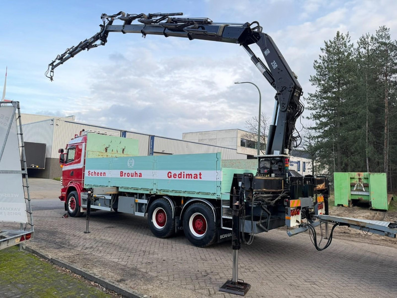 Бордови камион, Камион с кран Scania 164L-480 V8 6x4 BAUSTOFF + KRAN HIAB 350-4 + JIB 90-4 - *TOP ZUSTAND* - ROTATOR - RADIO - RETARDER - BLATT / AP ACHSEN - BELGISCHE LKW: снимка 18 Бордови камион, Камион с кран Scania 164L-480 V8 6x4 BAUSTOFF + KRAN HIAB 350-4 + JIB 90-4 - *TOP ZUSTAND* - ROTATOR - RADIO - RETARDER - BLATT / AP ACHSEN - BELGISCHE LKW: снимка 18