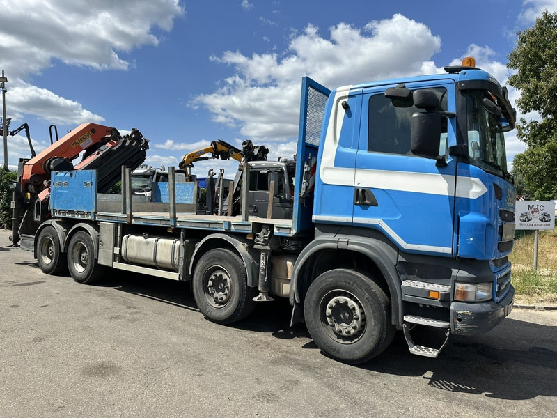 Scania G440 8x4 + (25m!) CRANE PALFINGER PK78002 SH G 8x + WINCH - PLATFORM 6m25 - MANUAL - HUB REDUCTION - STEEL SPRING - EURO 5 - BE TRUCK - Камион с кран: снимка 2 Scania G440 8x4 + (25m!) CRANE PALFINGER PK78002 SH G 8x + WINCH - PLATFORM 6m25 - MANUAL - HUB REDUCTION - STEEL SPRING - EURO 5 - BE TRUCK - Камион с кран: снимка 2