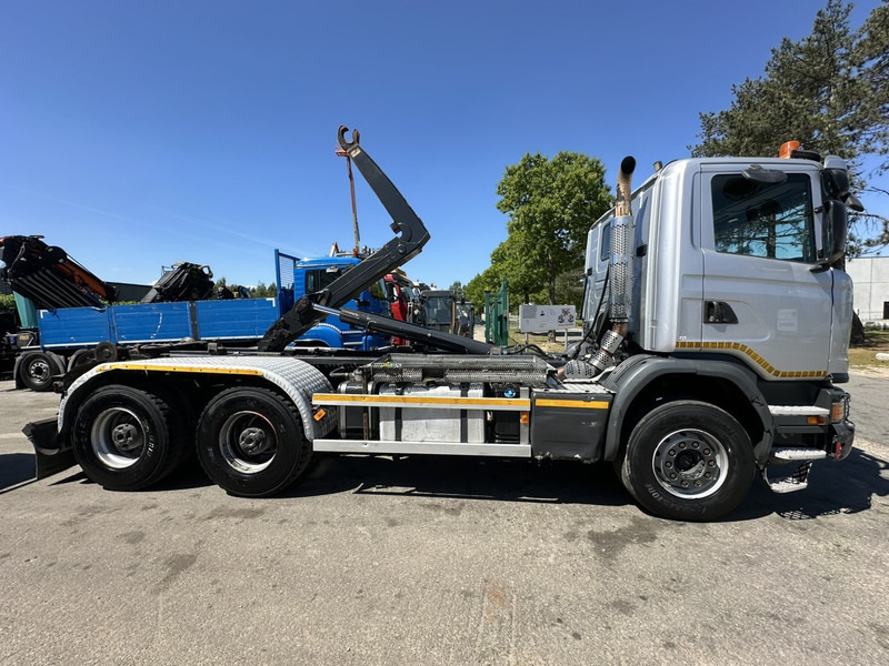 Scania G450 6x4 HOOKLIFT AJK 20T - 5760mm - 3m90 WB - HUB REDUCTION / STEEL SUSP. - EURO 6 - BE TRUCK - Мултилифт с кука камион: снимка 4 Scania G450 6x4 HOOKLIFT AJK 20T - 5760mm - 3m90 WB - HUB REDUCTION / STEEL SUSP. - EURO 6 - BE TRUCK - Мултилифт с кука камион: снимка 4