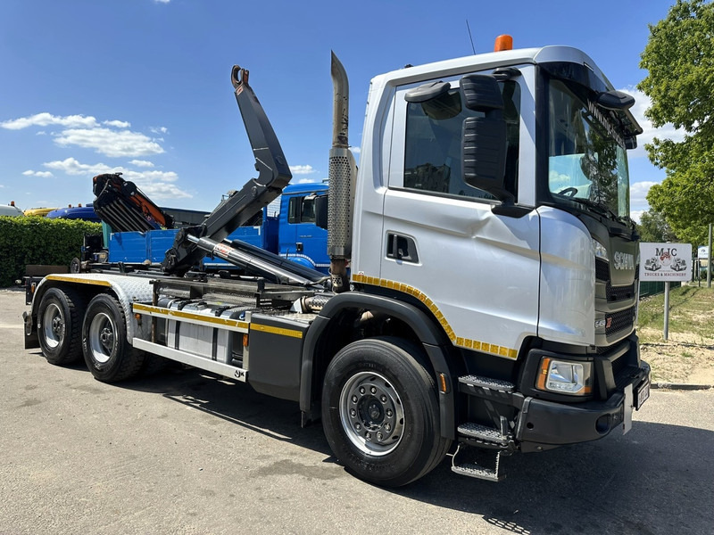 Scania G450 XT 6X4 AJK HAAKSYSTEEM 20T - 5760mm - WB 3m90 - HUB REDUCTION / STEEL SUSPENSION - EURO 6 - BE TRUCK - Мултилифт с кука камион: снимка 1 Scania G450 XT 6X4 AJK HAAKSYSTEEM 20T - 5760mm - WB 3m90 - HUB REDUCTION / STEEL SUSPENSION - EURO 6 - BE TRUCK - Мултилифт с кука камион: снимка 1