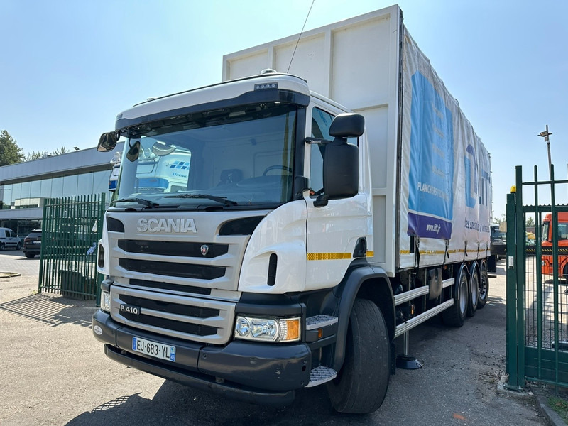 Scania P410 8x4 TRIDEM PRITSCHE PLANE + KRAN HIAB 244 EP-4 HIDUO - RETARDER - LIFT + STEERING AXLE - *327.000km* - RADIO - Камион с брезент, Камион с кран: снимка 4 Scania P410 8x4 TRIDEM PRITSCHE PLANE + KRAN HIAB 244 EP-4 HIDUO - RETARDER - LIFT + STEERING AXLE - *327.000km* - RADIO - Камион с брезент, Камион с кран: снимка 4