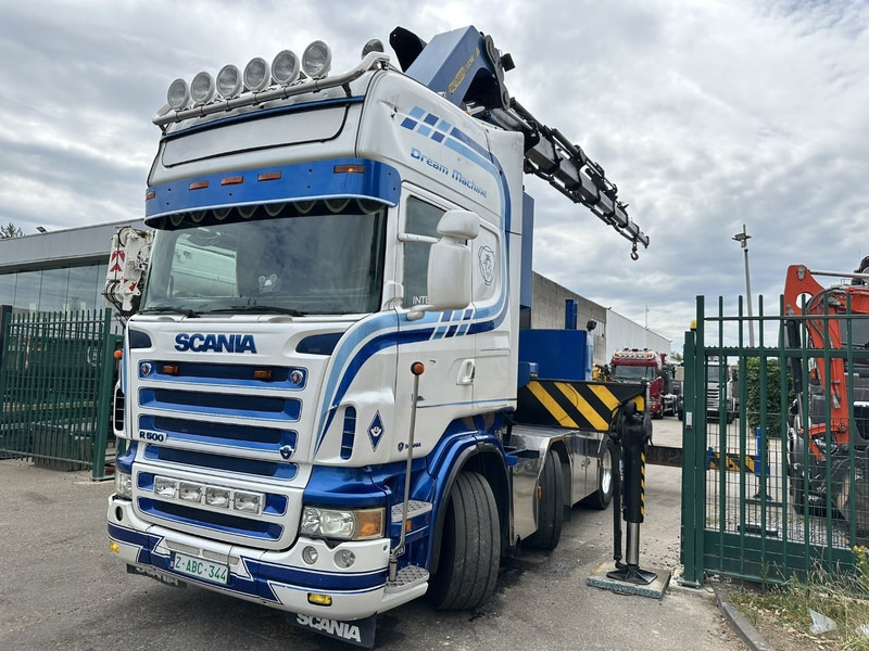 Scania R500 8x2 + CRANE 100Tm! PALFINGER PK100002 G 8x + 1 ME - RETARDER - ALCOA DURA BRIGHT - LIFT + STEERING - 5/6 HYDR F - TÜV 05/2026 - TOP CONDITION - Камион с кран: снимка 4 Scania R500 8x2 + CRANE 100Tm! PALFINGER PK100002 G 8x + 1 ME - RETARDER - ALCOA DURA BRIGHT - LIFT + STEERING - 5/6 HYDR F - TÜV 05/2026 - TOP CONDITION - Камион с кран: снимка 4