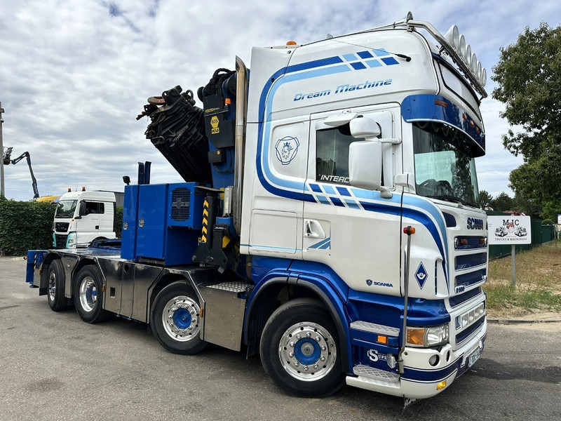 Scania R500 8x2 + CRANE 100Tm! PALFINGER PK100002 G 8x + 1 ME - RETARDER - ALCOA DURA BRIGHT - LIFT + STEERING - 5/6 HYDR F - TÜV 05/2026 - TOP CONDITION - Камион с кран: снимка 2 Scania R500 8x2 + CRANE 100Tm! PALFINGER PK100002 G 8x + 1 ME - RETARDER - ALCOA DURA BRIGHT - LIFT + STEERING - 5/6 HYDR F - TÜV 05/2026 - TOP CONDITION - Камион с кран: снимка 2
