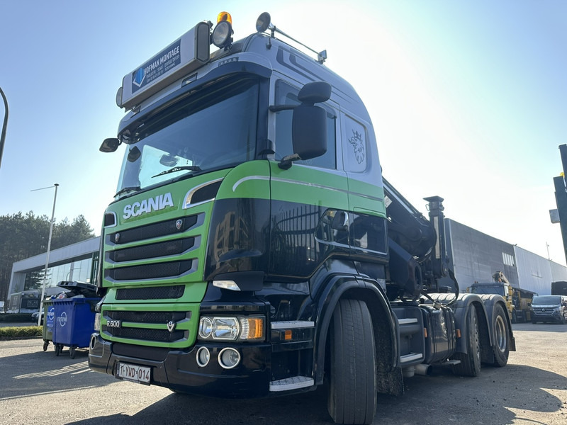 Scania R500 V8 6x2 + KRAN MKG HLK 231 HP (23tm) - 4x HYDR - RADIO - RETARDER - MANUAL - LIFT + STEERING AXLE - Камион с кран: снимка 5 Scania R500 V8 6x2 + KRAN MKG HLK 231 HP (23tm) - 4x HYDR - RADIO - RETARDER - MANUAL - LIFT + STEERING AXLE - Камион с кран: снимка 5