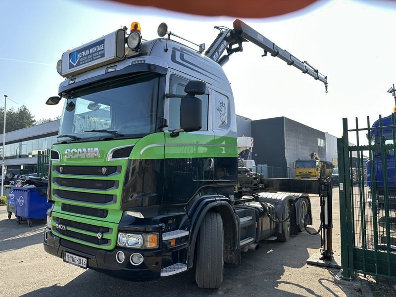 Scania R500 V8 6x2 + KRAN MKG HLK 231 HP (23tm) - 4x HYDR - RADIO - RETARDER - MANUAL - LIFT + STEERING AXLE - Камион с кран: снимка 3 Scania R500 V8 6x2 + KRAN MKG HLK 231 HP (23tm) - 4x HYDR - RADIO - RETARDER - MANUAL - LIFT + STEERING AXLE - Камион с кран: снимка 3