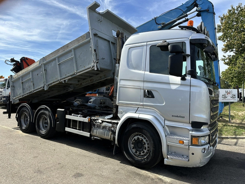 Scania R520 6x4 PRITSCHE + KRAN PALFINGER PK 15002 A - *ZSM + KIPPER* - RETARDER - *FULL AIR* - EUR 6 - BE TRUCK - Бордови камион, Камион с кран: снимка 5 Scania R520 6x4 PRITSCHE + KRAN PALFINGER PK 15002 A - *ZSM + KIPPER* - RETARDER - *FULL AIR* - EUR 6 - BE TRUCK - Бордови камион, Камион с кран: снимка 5