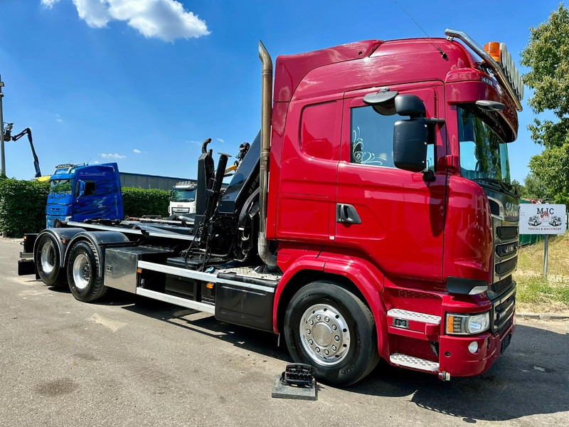 Scania R580 6X2 V8 HOOKLIFT + CRANE HIAB 211 E-4 HIPRO - ROTATOR - RETARDER - ALCOA ALU - RADIO - NL TRUCK - Мултилифт с кука камион, Камион с кран: снимка 2 Scania R580 6X2 V8 HOOKLIFT + CRANE HIAB 211 E-4 HIPRO - ROTATOR - RETARDER - ALCOA ALU - RADIO - NL TRUCK - Мултилифт с кука камион, Камион с кран: снимка 2