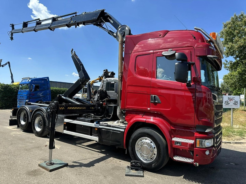 Scania R580 6X2 V8 HOOKLIFT + CRANE HIAB 211 E-4 HIPRO - ROTATOR - RETARDER - ALCOA ALU - RADIO - NL TRUCK - Мултилифт с кука камион, Камион с кран: снимка 1 Scania R580 6X2 V8 HOOKLIFT + CRANE HIAB 211 E-4 HIPRO - ROTATOR - RETARDER - ALCOA ALU - RADIO - NL TRUCK - Мултилифт с кука камион, Камион с кран: снимка 1