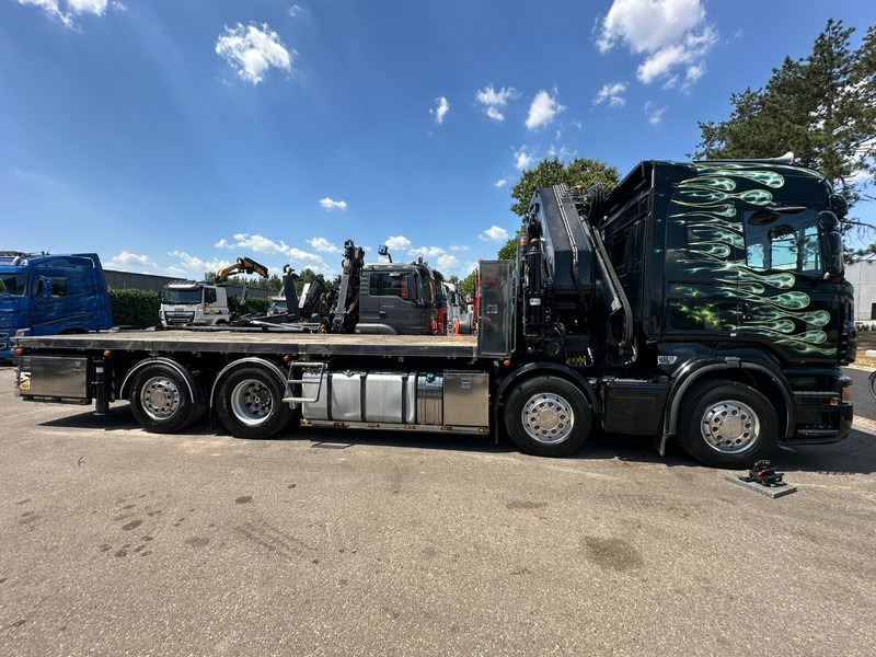 Scania R620 8x2 + CRANE HIAB 800 EP-5 HIPRO - RETARDER - LIFT/STEERING AXLE - HIGHLINE SLEEPER - LEATHER - ALCOA - Камион с кран: снимка 5 Scania R620 8x2 + CRANE HIAB 800 EP-5 HIPRO - RETARDER - LIFT/STEERING AXLE - HIGHLINE SLEEPER - LEATHER - ALCOA - Камион с кран: снимка 5