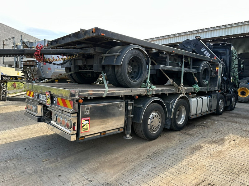 Scania R620 8x2 + CRANE HIAB 800EP-5 HiPro - RETARDER - LIFT/STEERING AXLE - HIGHLINE SLEEPER - LEATHER - ALCOA - Камион с кран: снимка 5 Scania R620 8x2 + CRANE HIAB 800EP-5 HiPro - RETARDER - LIFT/STEERING AXLE - HIGHLINE SLEEPER - LEATHER - ALCOA - Камион с кран: снимка 5