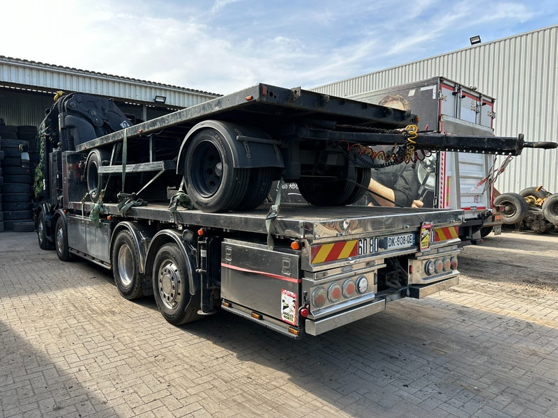 Scania R620 8x2 + KRAN HIAB 800EP-5 HiPro - RETARDER - LIFT/STEERING AXLE - HIGHLINE SLEEPER - LEATHER - ALCOA - Бордови камион, Камион с кран: снимка 4 Scania R620 8x2 + KRAN HIAB 800EP-5 HiPro - RETARDER - LIFT/STEERING AXLE - HIGHLINE SLEEPER - LEATHER - ALCOA - Бордови камион, Камион с кран: снимка 4