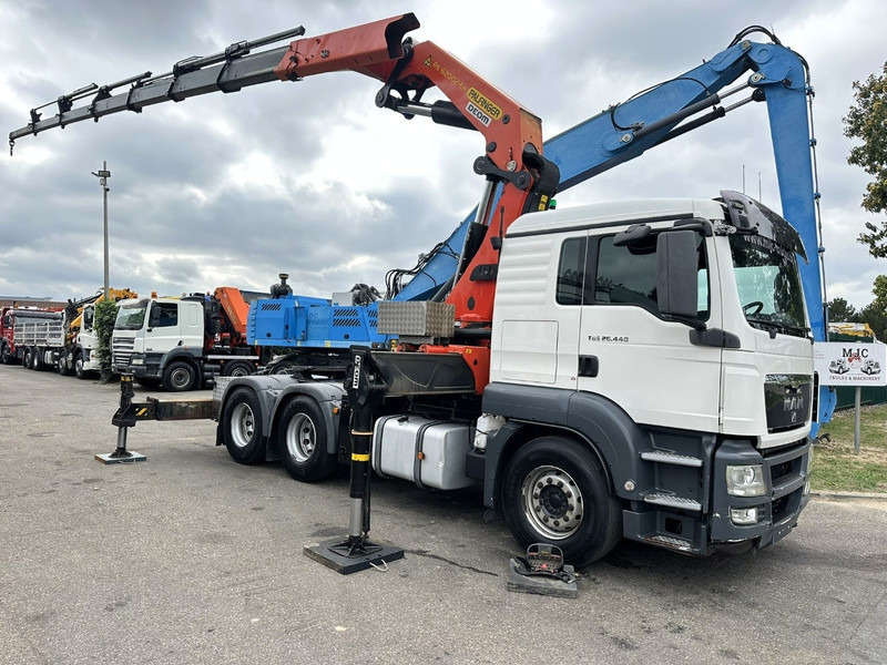 MAN TGS 26.440 6X4 SZM + (22m) KRAN PALFINGER PK62002 E 6x H + 1ME - RETARDER - EURO 5 - BE TRUCK - Влекач: снимка 2 MAN TGS 26.440 6X4 SZM + (22m) KRAN PALFINGER PK62002 E 6x H + 1ME - RETARDER - EURO 5 - BE TRUCK - Влекач: снимка 2