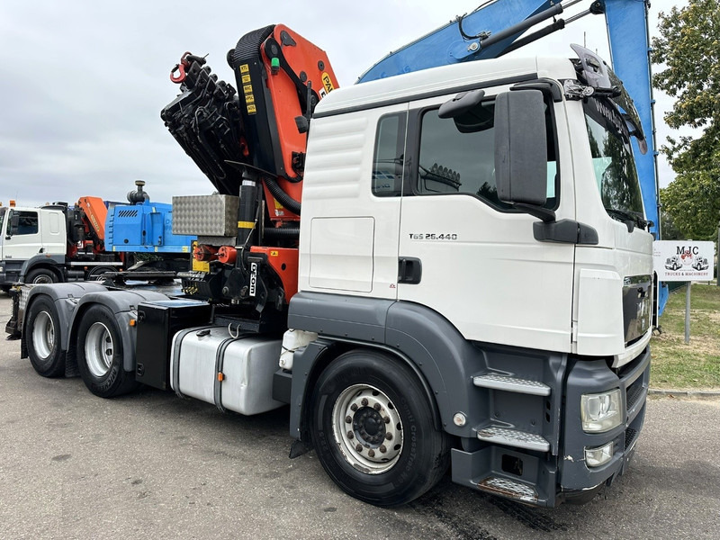 MAN TGS 26.440 6X4 SZM + (22m) KRAN PALFINGER PK62002 E 6x H + 1ME - RETARDER - EURO 5 - BE TRUCK - Влекач: снимка 1 MAN TGS 26.440 6X4 SZM + (22m) KRAN PALFINGER PK62002 E 6x H + 1ME - RETARDER - EURO 5 - BE TRUCK - Влекач: снимка 1
