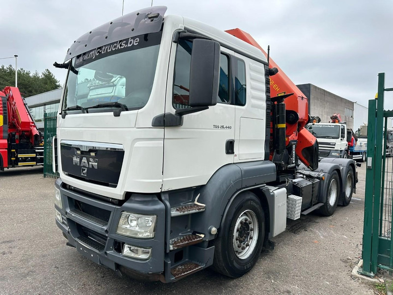 MAN TGS 26.440 6X4 SZM + (22m) KRAN PALFINGER PK62002 E 6x H + 1ME - RETARDER - EURO 5 - BE TRUCK - Влекач: снимка 3 MAN TGS 26.440 6X4 SZM + (22m) KRAN PALFINGER PK62002 E 6x H + 1ME - RETARDER - EURO 5 - BE TRUCK - Влекач: снимка 3