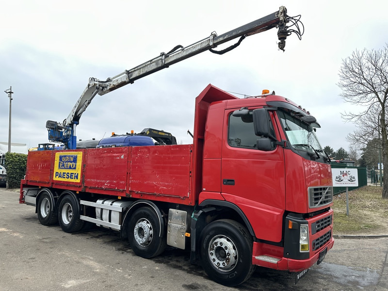 Volvo FH 400 8X4 + HIAB 130 R - STEEL SPRING / BLATT / BALLIESTAS - I SHIFT - BELGIAN TRUCK - Бордови камион, Камион с кран: снимка 1 Volvo FH 400 8X4 + HIAB 130 R - STEEL SPRING / BLATT / BALLIESTAS - I SHIFT - BELGIAN TRUCK - Бордови камион, Камион с кран: снимка 1