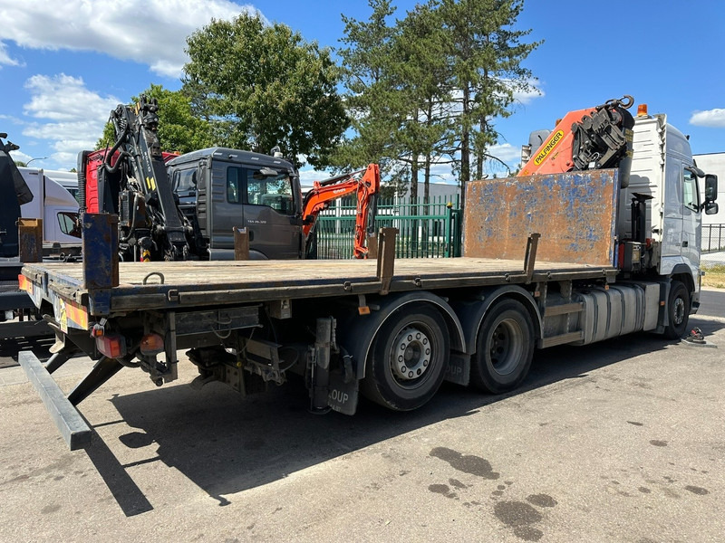 Бордови камион, Камион с кран Volvo FH 500 6X2 PRITSCHE + KRAN PALFINGER PK50002 E 5x - RETARDER - PLATFORM 6m20 - TWISTLOCKS 20' - 561.000km - EURO 5: снимка 7