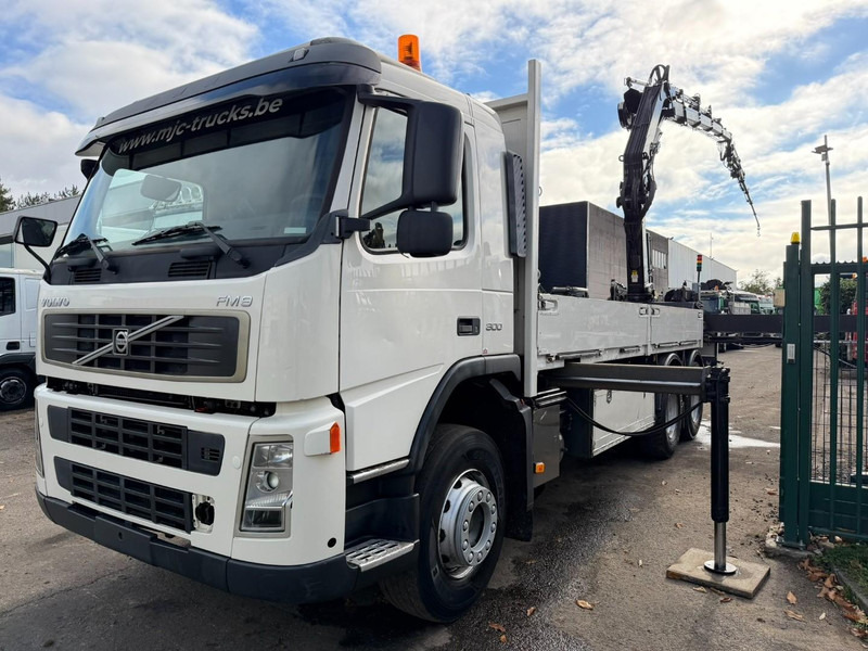 Volvo FM 300 6x4 + (25.8m!) PRITSCHE + KRAN HIAB 245 E-5 + JIB 65 X-3 + 2 ME - *228.000km* - MANUAL - A/C - EURO 3 - BELGIAN TRUCK - Бордови камион, Камион с кран: снимка 3 Volvo FM 300 6x4 + (25.8m!) PRITSCHE + KRAN HIAB 245 E-5 + JIB 65 X-3 + 2 ME - *228.000km* - MANUAL - A/C - EURO 3 - BELGIAN TRUCK - Бордови камион, Камион с кран: снимка 3