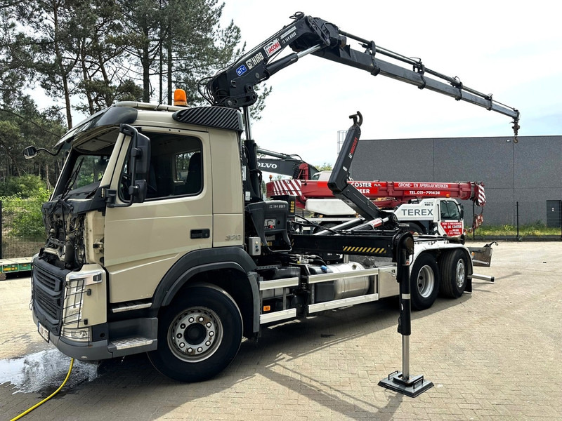 Volvo FM 370 6x2 HOOKLIFT 21T + CRANE HIAB 144 E-4 HIDUO - ENGINE / GEARBOX OK - CHASSIS OK - RUNNING + DRIVING - BE TRUCK - Мултилифт с кука камион, Камион с кран: снимка 3 Volvo FM 370 6x2 HOOKLIFT 21T + CRANE HIAB 144 E-4 HIDUO - ENGINE / GEARBOX OK - CHASSIS OK - RUNNING + DRIVING - BE TRUCK - Мултилифт с кука камион, Камион с кран: снимка 3