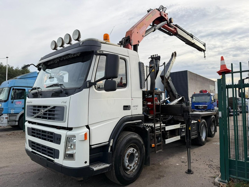 Volvo FM 400 6x2 HOOKLIFT + CRANE PALFINGER PK 15500 B (2x) - 5/6 F - MANUAL - EURO 4 - BE TRUCK - Мултилифт с кука камион, Камион с кран: снимка 2 Volvo FM 400 6x2 HOOKLIFT + CRANE PALFINGER PK 15500 B (2x) - 5/6 F - MANUAL - EURO 4 - BE TRUCK - Мултилифт с кука камион, Камион с кран: снимка 2