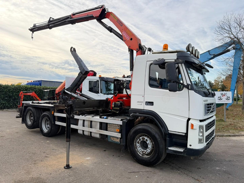Volvo FM 400 6x2 HOOKLIFT + CRANE PALFINGER PK 15500 B (2x) - 5/6 F - MANUAL - EURO 4 - BE TRUCK - Мултилифт с кука камион, Камион с кран: снимка 1 Volvo FM 400 6x2 HOOKLIFT + CRANE PALFINGER PK 15500 B (2x) - 5/6 F - MANUAL - EURO 4 - BE TRUCK - Мултилифт с кука камион, Камион с кран: снимка 1