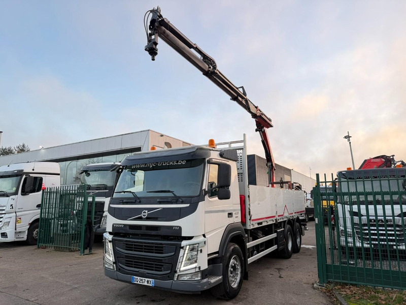 Volvo FM 420 6x4 BAUSTOFF + KRAN PALFINGER PK18502 SH B (3x) - ROTATOR - 5/6 F - TÜV 05/2026 - CG FR - PLATFORM 6m50 - I-Shift - 325.000km - STEEL SPRING / HUB REDUCTI - Бордови камион, Камион с кран: снимка 4 Volvo FM 420 6x4 BAUSTOFF + KRAN PALFINGER PK18502 SH B (3x) - ROTATOR - 5/6 F - TÜV 05/2026 - CG FR - PLATFORM 6m50 - I-Shift - 325.000km - STEEL SPRING / HUB REDUCTI - Бордови камион, Камион с кран: снимка 4
