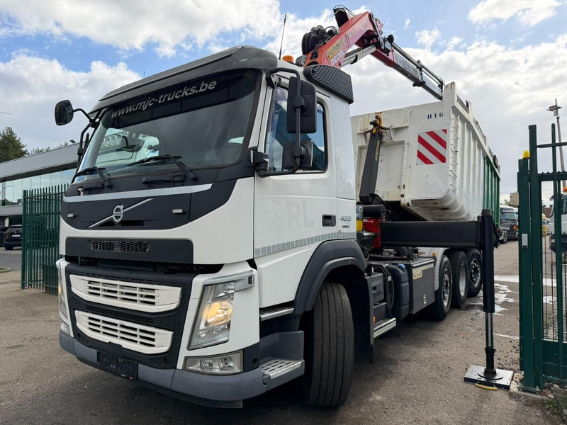 Volvo FM 420 8x2 HOOKLIFT + CRANE PALFINGER PK19.001 SLD B - *294.000km* - EURO 6 - LIFT + STEERING AXLE - I SHIFT - BE TRUCK - Мултилифт с кука камион, Камион с кран: снимка 3 Volvo FM 420 8x2 HOOKLIFT + CRANE PALFINGER PK19.001 SLD B - *294.000km* - EURO 6 - LIFT + STEERING AXLE - I SHIFT - BE TRUCK - Мултилифт с кука камион, Камион с кран: снимка 3