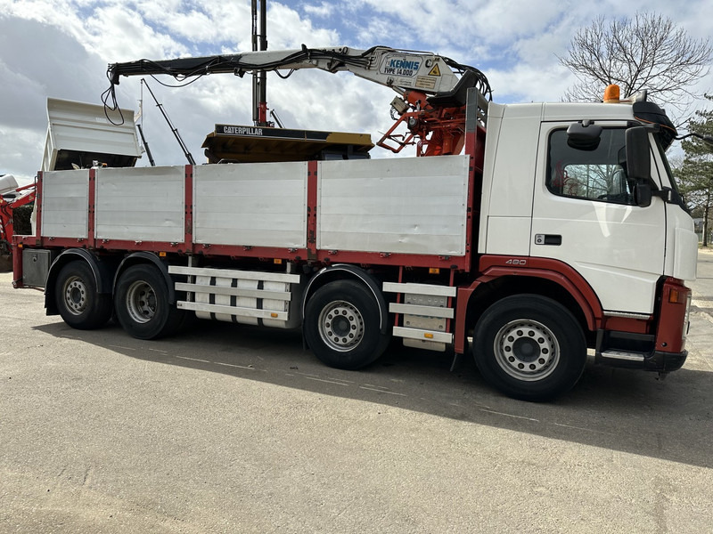 Volvo FM 480 8X2 - EURO 5 - STEERING AXLE / LENK ACHSE + KENNIS 14.000R - I SHIFT - Бордови камион: снимка 3 Volvo FM 480 8X2 - EURO 5 - STEERING AXLE / LENK ACHSE + KENNIS 14.000R - I SHIFT - Бордови камион: снимка 3