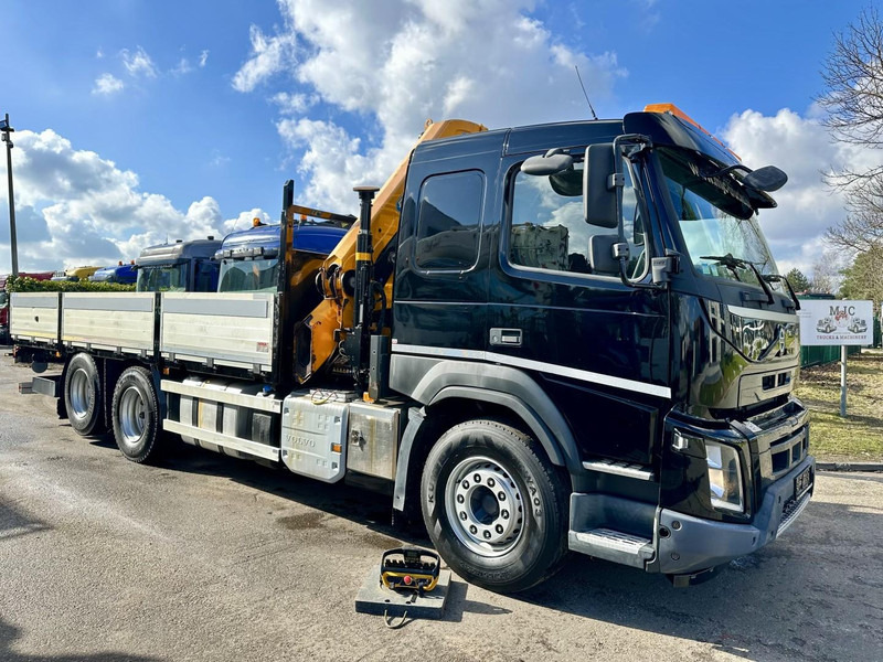 Volvo FMX 370 6x2 PRITSCHE 6M35 + KRAN EFFER 215/6S -*127.000km* - LIFT AXLE - DOUBLE WHEELS - I SHIFT - EURO 6 - BE PAPERS - Бордови камион, Камион с кран: снимка 1 Volvo FMX 370 6x2 PRITSCHE 6M35 + KRAN EFFER 215/6S -*127.000km* - LIFT AXLE - DOUBLE WHEELS - I SHIFT - EURO 6 - BE PAPERS - Бордови камион, Камион с кран: снимка 1
