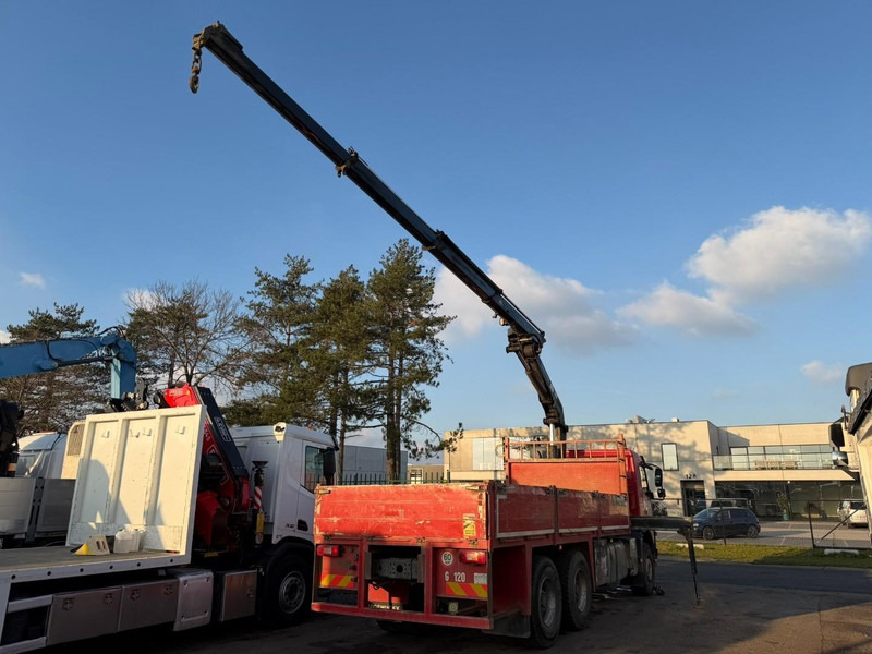 Volvo FMX 420 6X4 + CRANE HMF 1720 + winch + radio - BIG AXLES / HUB REDUCTION - STEEL SPRING / BLATT - PLATFORM 6m10 - Камион с кран: снимка 3 Volvo FMX 420 6X4 + CRANE HMF 1720 + winch + radio - BIG AXLES / HUB REDUCTION - STEEL SPRING / BLATT - PLATFORM 6m10 - Камион с кран: снимка 3