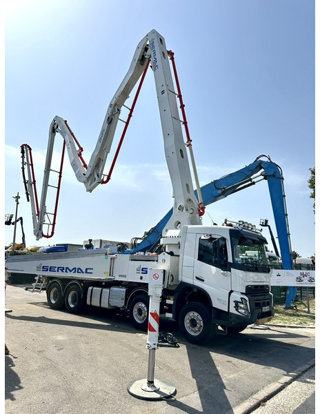 Volvo FMX 500 8x4 + SERMAC 5Z42 BETONPUMP 42m! - *108.000km* - TÜV 11/2025 - ALCOA - HUB REDUCTION - TOP CONDITION - BELGIAN TRUCK - Бетон помпа: снимка 3 Volvo FMX 500 8x4 + SERMAC 5Z42 BETONPUMP 42m! - *108.000km* - TÜV 11/2025 - ALCOA - HUB REDUCTION - TOP CONDITION - BELGIAN TRUCK - Бетон помпа: снимка 3