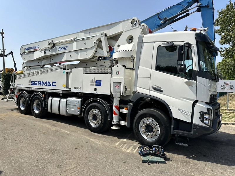 Volvo FMX 500 8x4 + SERMAC 5Z42 BETONPUMP 42m! - *108.000km* - TÜV 11/2025 - ALCOA - HUB REDUCTION - TOP CONDITION - BELGIAN TRUCK - Бетон помпа: снимка 1 Volvo FMX 500 8x4 + SERMAC 5Z42 BETONPUMP 42m! - *108.000km* - TÜV 11/2025 - ALCOA - HUB REDUCTION - TOP CONDITION - BELGIAN TRUCK - Бетон помпа: снимка 1