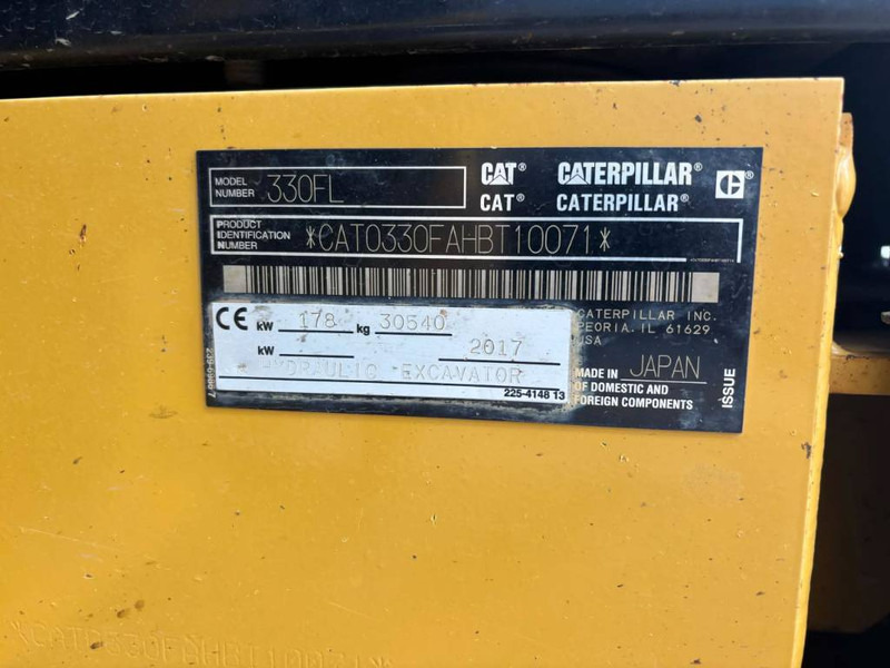 Верижен багер Cat 330F L: снимка 7