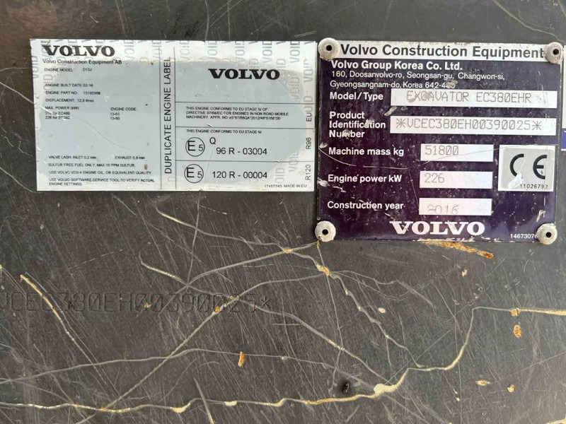 Volvo EC380E HR UHD - Верижен багер: снимка 4 Volvo EC380E HR UHD - Верижен багер: снимка 4