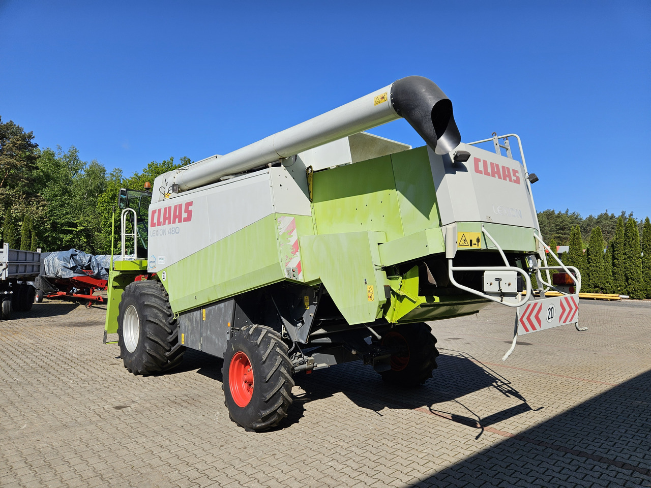 Claas Lexion 480 - Зърнокомбайн: снимка 4 Claas Lexion 480 - Зърнокомбайн: снимка 4