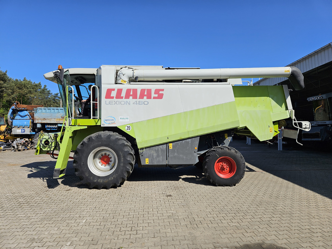 Claas Lexion 480 - Зърнокомбайн: снимка 1 Claas Lexion 480 - Зърнокомбайн: снимка 1