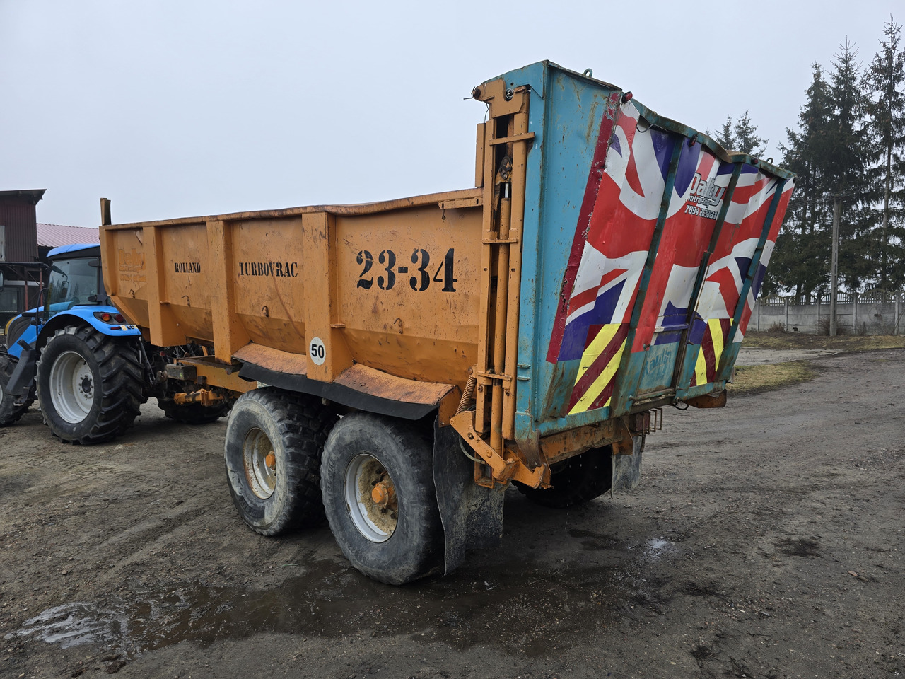 ROLLAND TURBOVRAC  23-34 - Селскостопанско ремарке самосвал: снимка 5 ROLLAND TURBOVRAC  23-34 - Селскостопанско ремарке самосвал: снимка 5