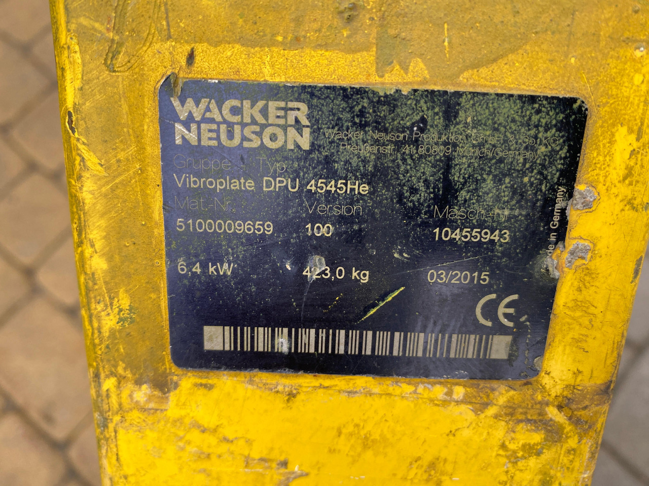 WACKER NEUSON DPU 4545He - Компактор: снимка 5 WACKER NEUSON DPU 4545He - Компактор: снимка 5