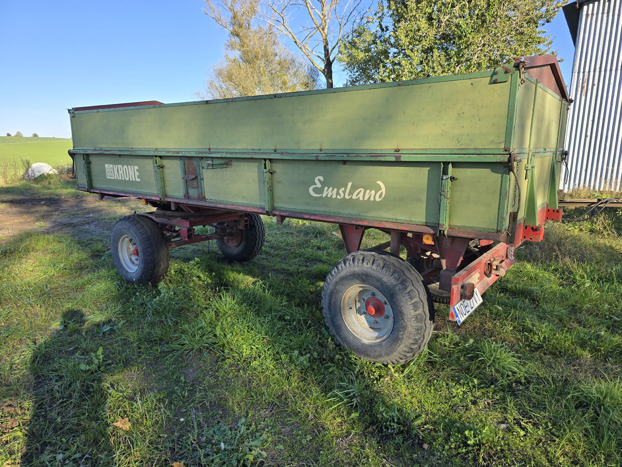 Krone Emsland 90 ZK - Селскостопанско ремарке самосвал: снимка 4 Krone Emsland 90 ZK - Селскостопанско ремарке самосвал: снимка 4