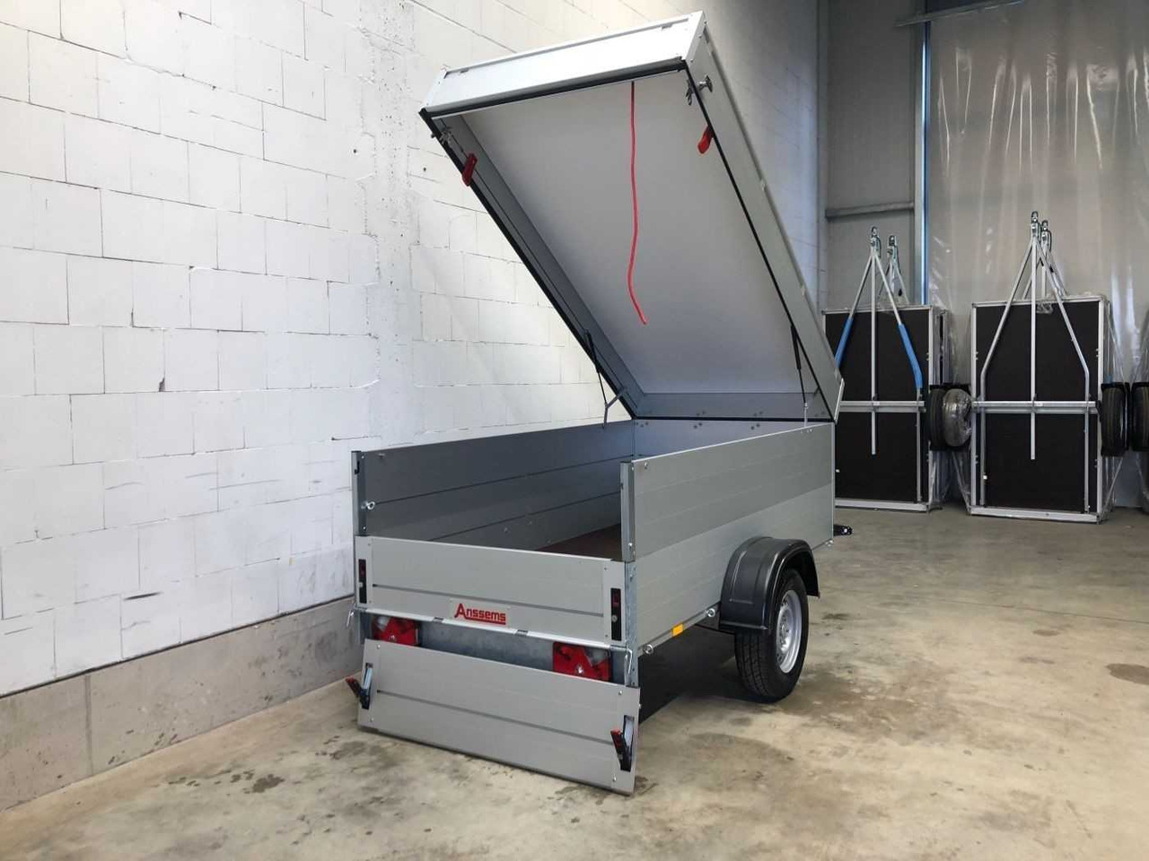 ANSSEMS GTB 1200 VT1 Deckelanhänger - Ремарке за кола: снимка 4 ANSSEMS GTB 1200 VT1 Deckelanhänger - Ремарке за кола: снимка 4