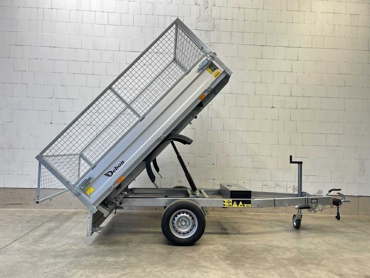 CHEVAL LIBERTE DEBON PW0E Lux 1500 Gitter Rückwärtskipper - Самосвал ремарке: снимка 1 CHEVAL LIBERTE DEBON PW0E Lux 1500 Gitter Rückwärtskipper - Самосвал ремарке: снимка 1