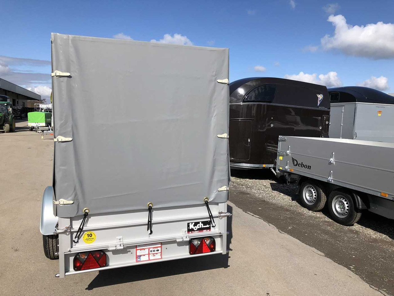 KOCH U4 mit Plane 1100 grau Kastenanhänger ungebremst - Ремарке за кола: снимка 5 KOCH U4 mit Plane 1100 grau Kastenanhänger ungebremst - Ремарке за кола: снимка 5