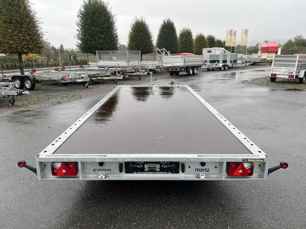 MARTZ GT Plateau 500/3 S 3,5T Holz Plattformanhänger - Автовоз ремарке: снимка 4 MARTZ GT Plateau 500/3 S 3,5T Holz Plattformanhänger - Автовоз ремарке: снимка 4