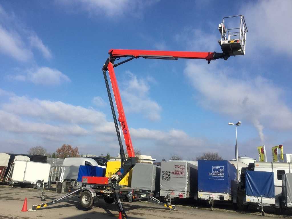 PAUS Lift GT 18A Sonderanhänger Mietgerät Maschinentransporter - Вишка на ремарке: снимка 4 PAUS Lift GT 18A Sonderanhänger Mietgerät Maschinentransporter - Вишка на ремарке: снимка 4