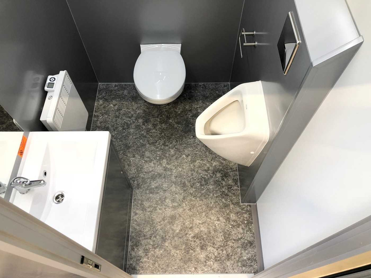 Нови Жилищен контейнер, Ремарке ROSEMEIER VE 1 Damen, 1 Herren, U SILVER Toilettenanhänger: снимка 20