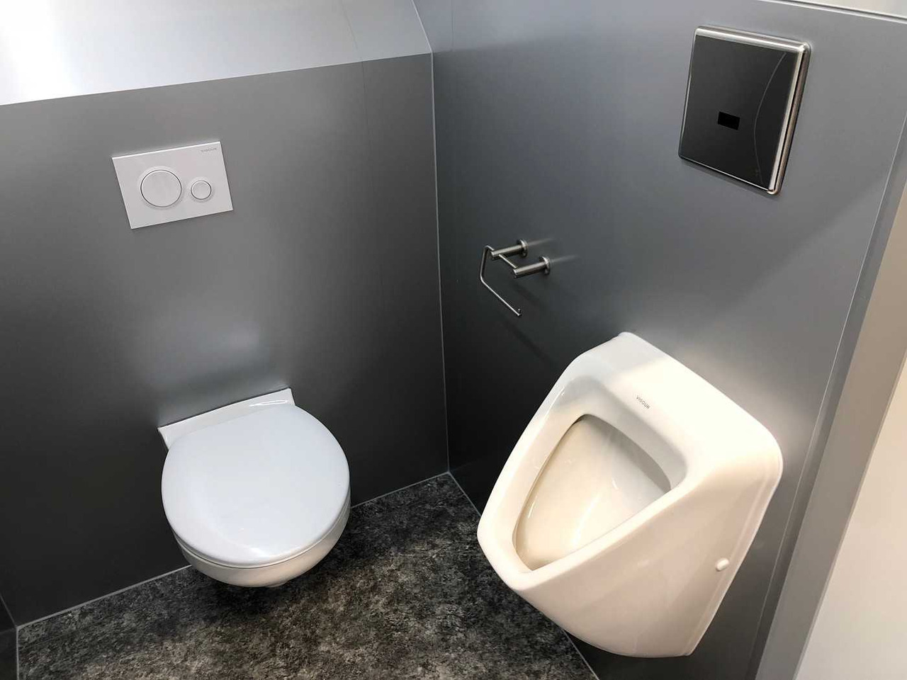 Нови Жилищен контейнер, Ремарке ROSEMEIER VE 1 Damen, 1 Herren, U SILVER Toilettenanhänger: снимка 13