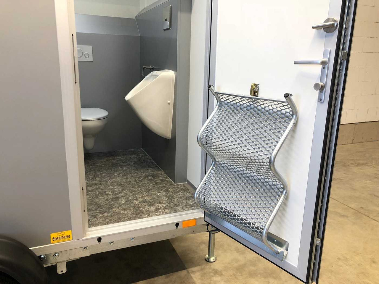 Нови Жилищен контейнер, Ремарке ROSEMEIER VE 1 Damen, 1 Herren, U SILVER Toilettenanhänger: снимка 8