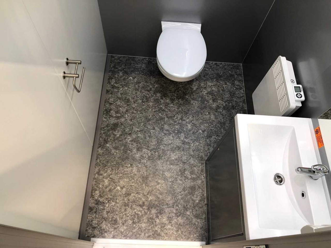 Нови Жилищен контейнер, Ремарке ROSEMEIER VE 1 Damen, 1 Herren, U SILVER Toilettenanhänger: снимка 30