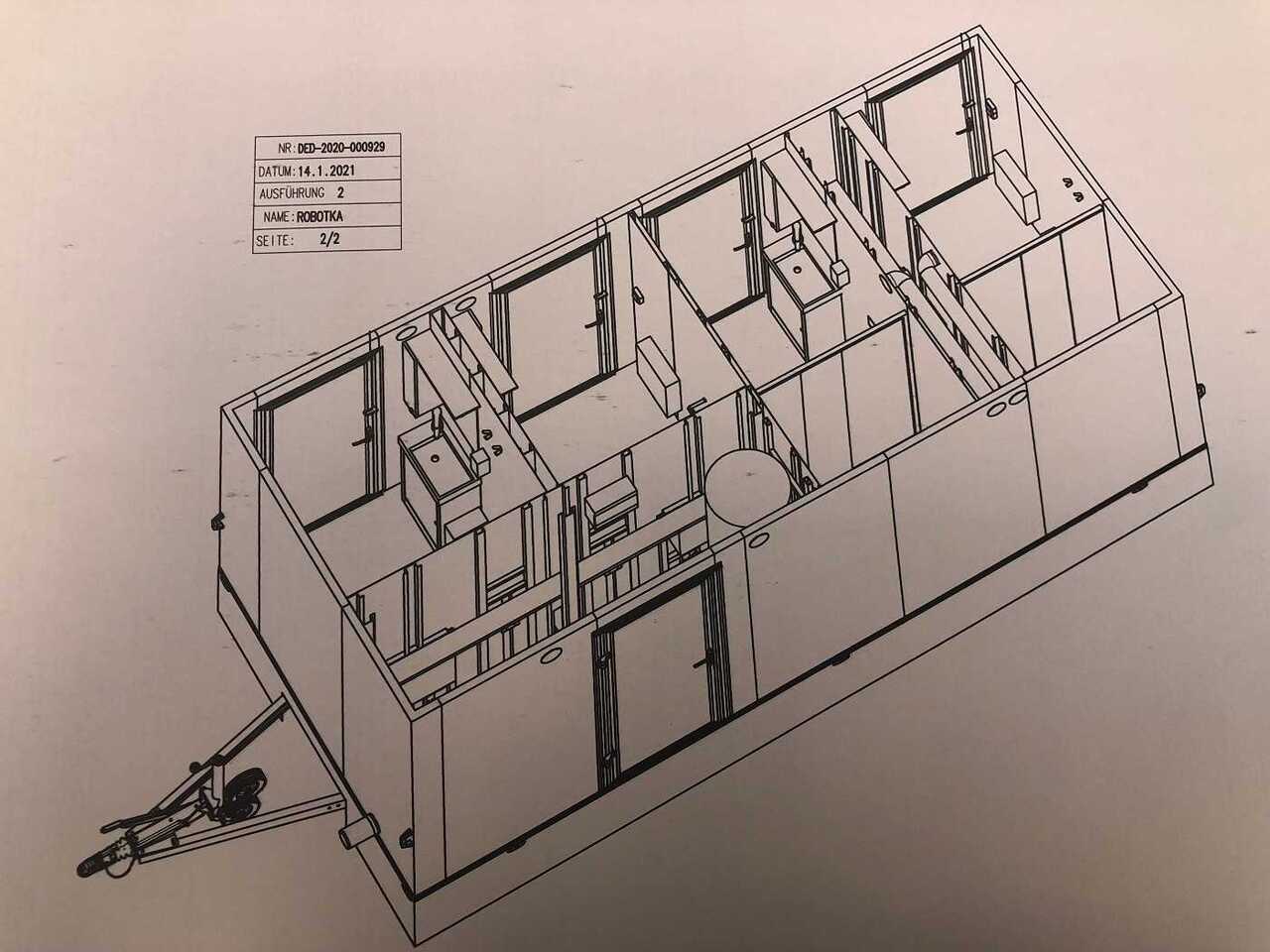 ROSEMEIER VE Dusch+WC Kombi Toilettenanhänger - Жилищен контейнер, Ремарке: снимка 3 ROSEMEIER VE Dusch+WC Kombi Toilettenanhänger - Жилищен контейнер, Ремарке: снимка 3