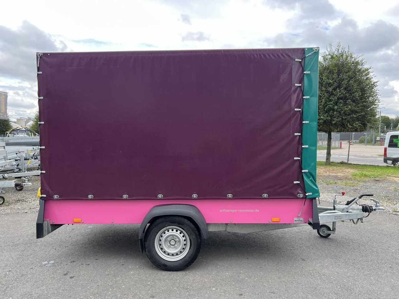 ROSEMEIER VE Spectrum C 13.30 mit Plane Kastenanhänger gebrem - Ремарке за кола: снимка 1 ROSEMEIER VE Spectrum C 13.30 mit Plane Kastenanhänger gebrem - Ремарке за кола: снимка 1